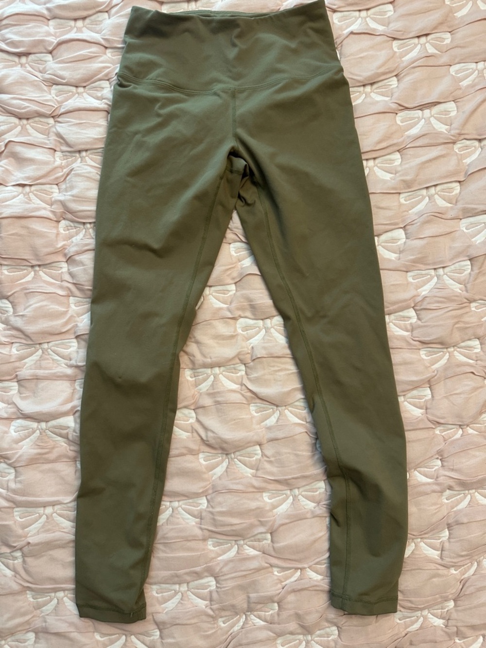 Zella Olive Green High-Waist Leggings